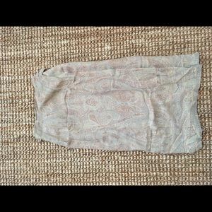 Talbots vintage paisley wrap skirt